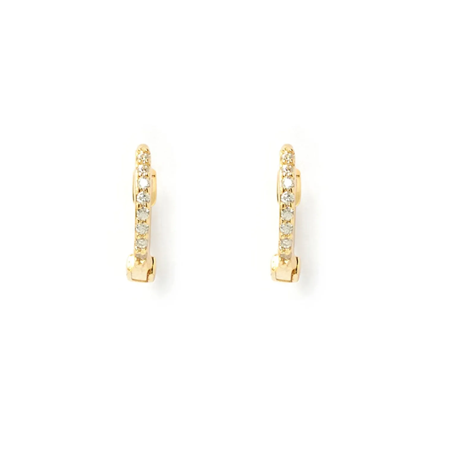 Tabitha Huggie Earrings