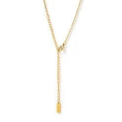 Teo Gold Necklace - Jade