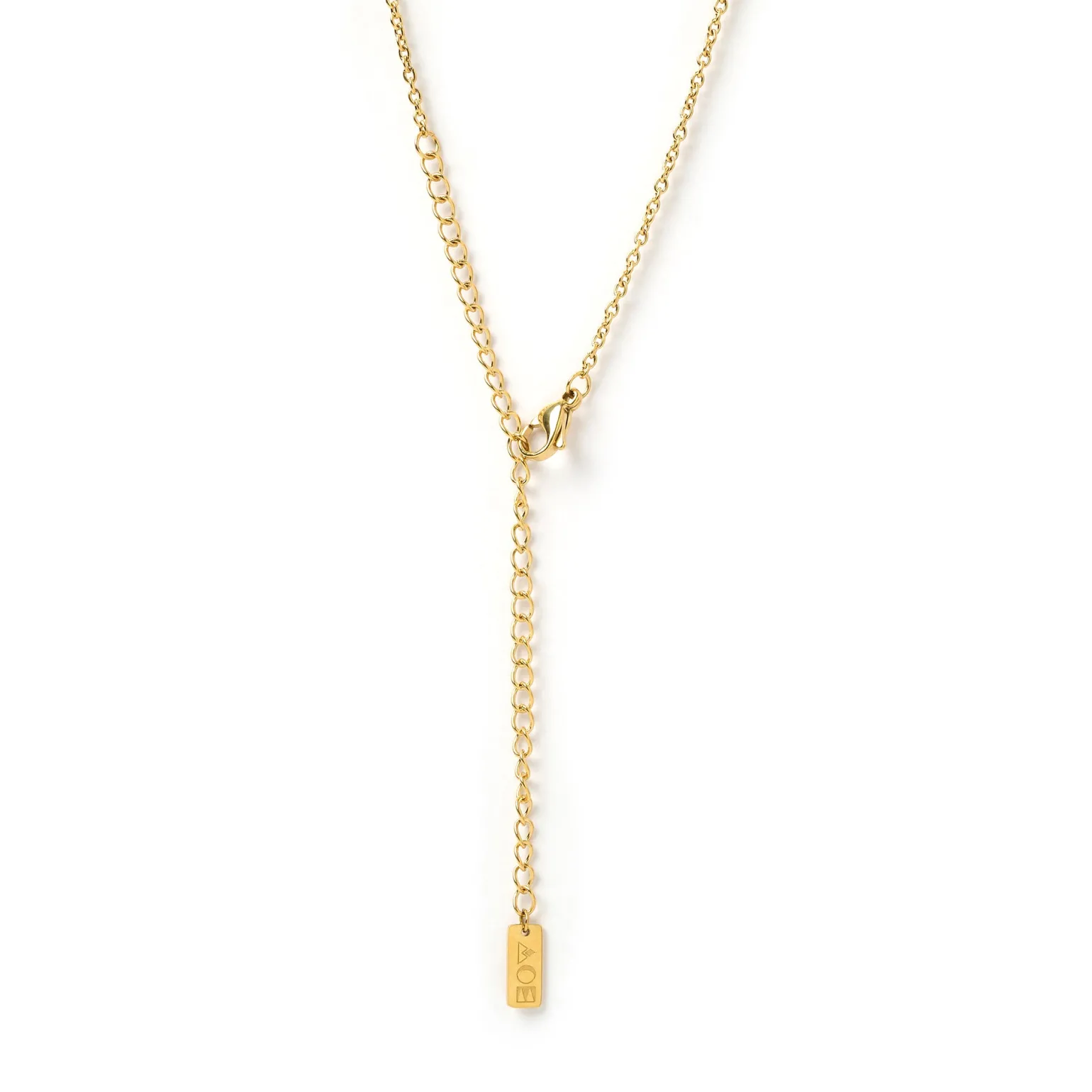 Teo Gold Necklace - Jade