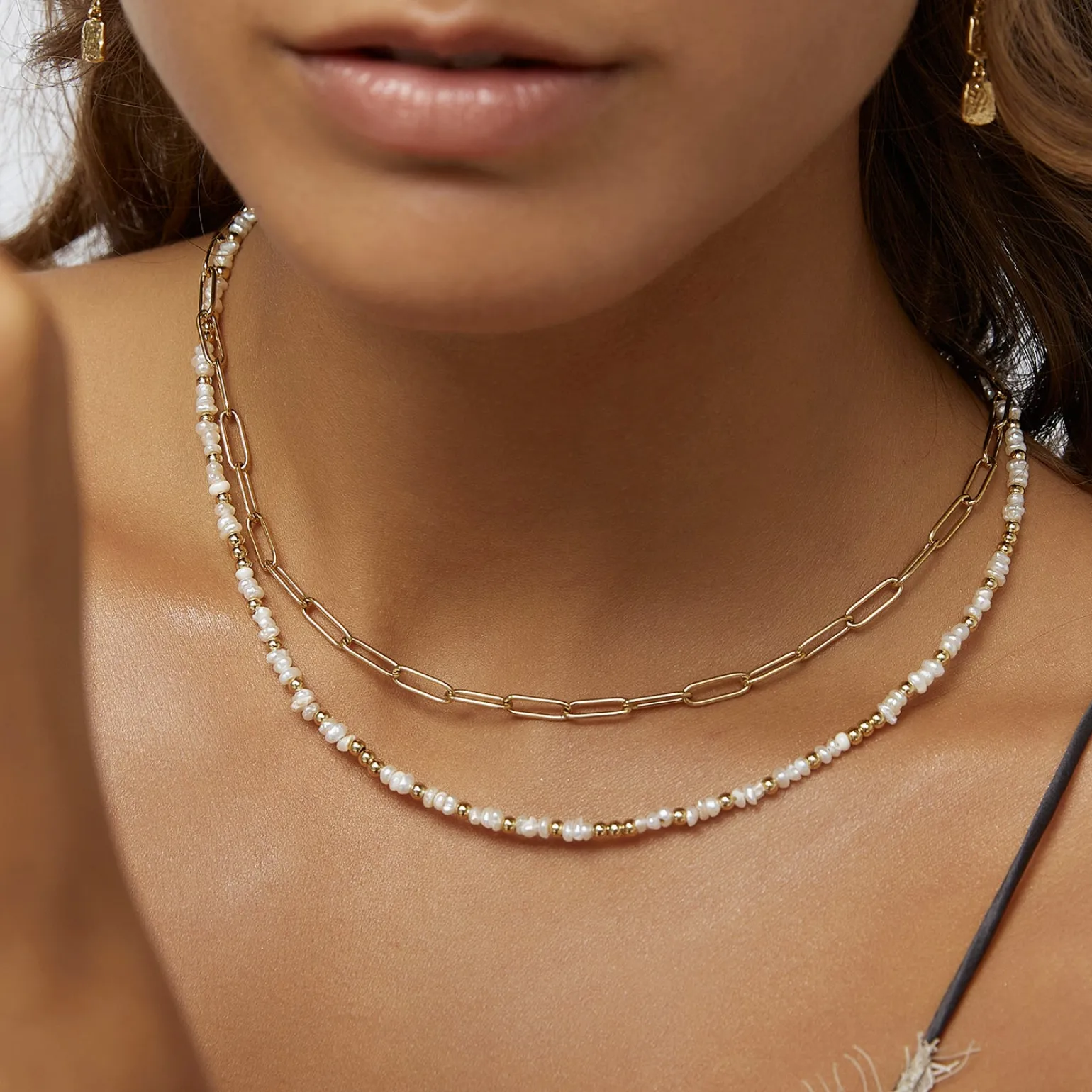 Valencia Gold Stacking Chain