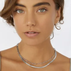Valencia Silver Stacking Chain