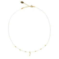 Zara Necklace - Daisy White