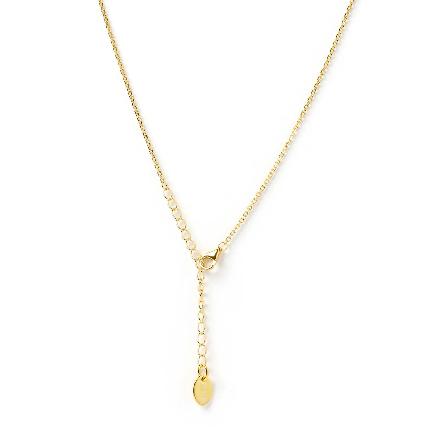 Zodiac Gold Tag Necklace