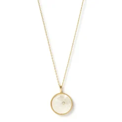 Zodiac Pearl Charm Necklace